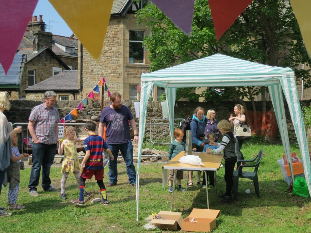 People attending the Triangle Spring Fair in May 2016