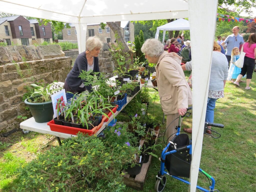 People attending the Triangle Spring Fair in May 2016