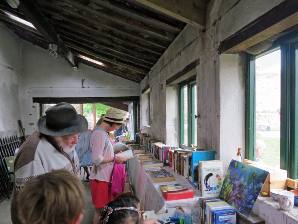 Books, DVDs, bric-a-brac for sale at the Triangle Spring Fair