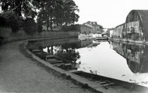 Punts outside what is now the Water Witch in the 1960s looking south