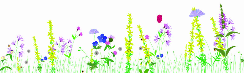 Painting of wildflowers
