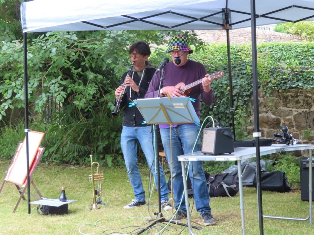 Musicians performing at Triangle Summer Fair August 2025