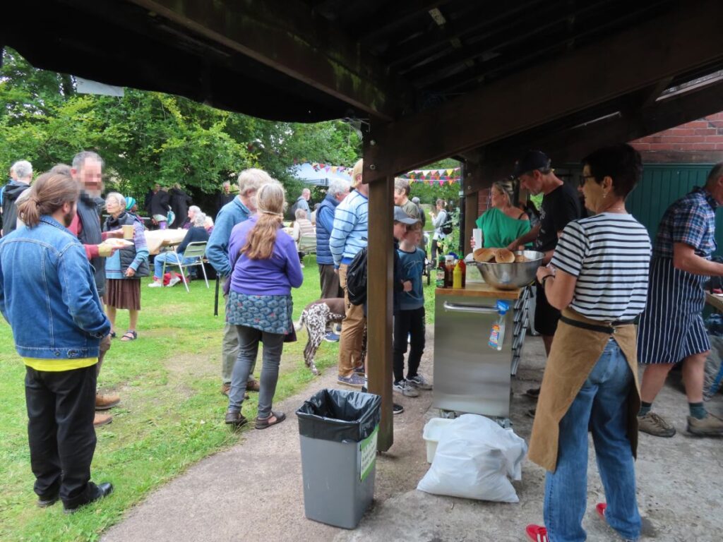 People at BBQ -Triangle Summer Fair August 2025