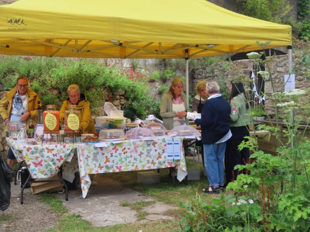 People serving at cake stall - Triangle Summer Fair August 2025