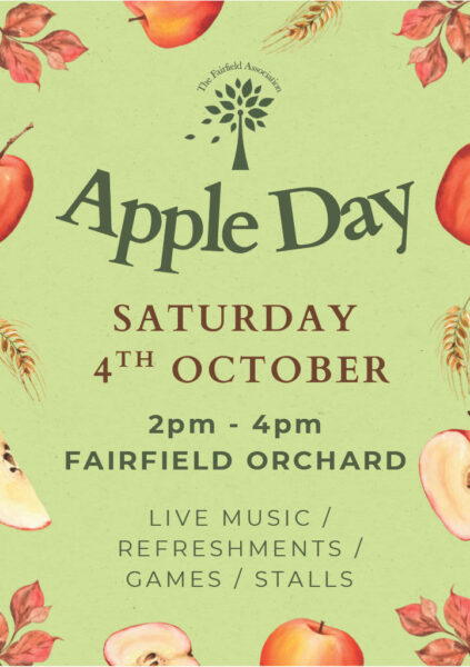 Apple Day, Saturday 4 October 2025, 2pm-4pm poster