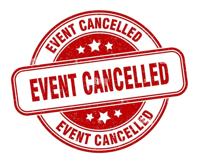 Event Cancelled